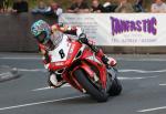 Ian Hutchinson at Quarterbridge, Douglas.