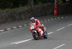 Brian Gordon approaching Quarterbridge, Douglas.