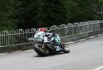 Michael Rutter approaching Braddan Bridge.