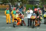 Vince Prevett (89) at the Start Line, Douglas.