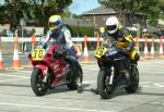 Ian Hickey (number 26) in Stop Box, Douglas.