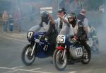 Roy Phipps (47) during practice, leaving the Grandstand, Douglas.