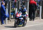 James McBride in the pits, Douglas.