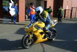 Alan Connor at the TT Grandstand, Douglas.