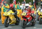 Gordon Taylor (number 74) at Start Line, Douglas.