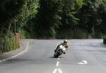 Chris McGahan approaching Braddan Bridge.