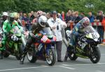 Alex Donaldson at the TT Grandstand, Douglas.