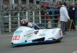 Gregory Lambert/Ivan Murray at the TT Grandstand, Douglas.