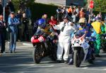 Christopher Foster (80) at the TT Grandstand, Douglas.