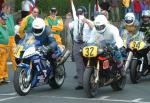 Andrew Brown (number 32) at Start Line, Douglas.