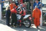 Alan (Bud) Jackson in Pits, Douglas.