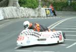 Roger Stockton/Peter Alton on Braddan Bridge, Douglas.