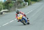 Guy Martin approaching Sulby Bridge.