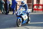 Alan Chamley at the TT Grandstand, Douglas.