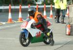 Mark Edwards during practice, leaving the Grandstand, Douglas.