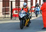 Jeremy Toye at the TT Grandstand, Douglas.