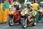 Maurice Hogg (number 24) at Start Line, Douglas.