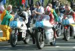 Vic Haskell (number 35) at Start Line, Douglas.