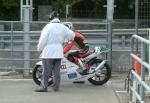 Garry Bennett at the TT Grandstand, Douglas.