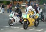 Danny Pullen (109) during practice, leaving the Grandstand, Douglas.