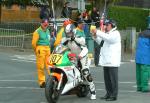 Colin Salter at the Start Line, Douglas.