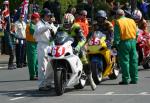 Jeff Jones leaving the Start Line, Douglas.