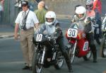 Derek Whalley (number 10) at Start Line, Douglas.