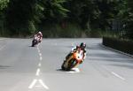 Kiaran Hankin approaching Braddan Bridge.