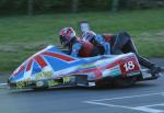 Tony Baker/Fiona Baker-Milligan at Signpost Corner, Onchan.