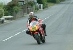 Wade Boyd approaching Sulby Bridge.