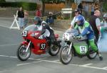 Eddie Byers (53) during practice, leaving the Grandstand, Douglas.