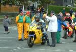 Gary Chalkley at the Start Line, Douglas.