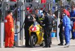 Martin Finnegan in the pits, Douglas.