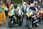 Chris Bray (number 21) at Start Line, Douglas.