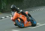 Ian Armstrong at Signpost Corner, Onchan.