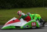 Keith Walters/James Hibberd at Signpost Corner, Onchan.