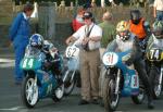 Mick Hemmings (number 31) at Start Line, Douglas.