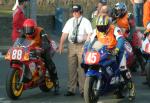 Kirk Farrow (on right) at the Start Line.