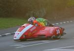 Alan Langton/Christian Chaigneau at Signpost Corner, Onchan.