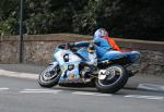 Ryan Kneen approaching Quarterbridge, Douglas.