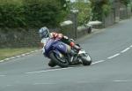 Craig Atkinson approaching Sulby Bridge.