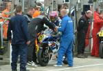 Simon Fulton in the pits, Douglas.