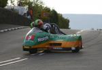 Gary Horspole/Mark Cox at Signpost Corner, Onchan.