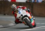 John McGuinness at Quarterbridge, Douglas.