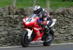 Michael Dunlop leaving Tower Bends, Ramsey.