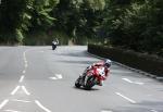 Keith Amor approaching Braddan Bridge.