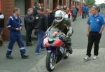 Alex Donaldson at the TT Grandstand, Douglas.