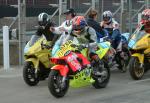 Mike Minns (48) at the Practice Start Line, Douglas.