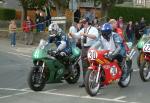 Mike Crellin (41) during practice, leaving the Grandstand, Douglas.