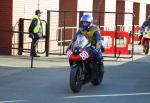 Christopher Foster at the TT Grandstand, Douglas.